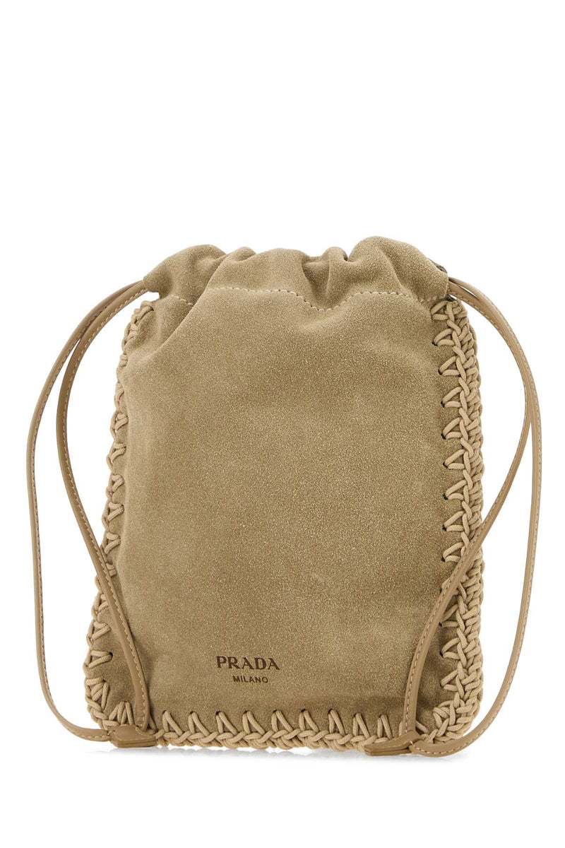 Prada Cellulare Mini Bag — Beige Exterior: Calf
