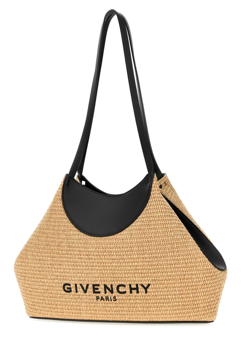 Givenchy Facet Shoulder Bag — Beige