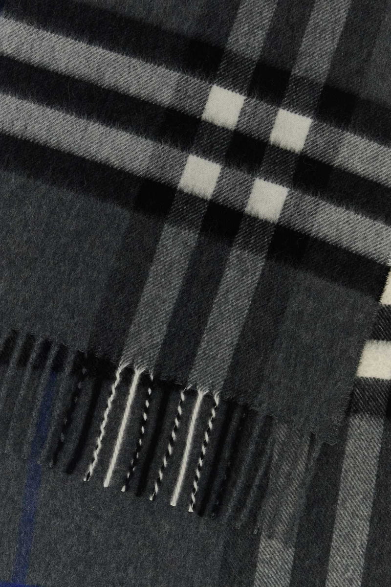 Burberry Giant Scarf — Gray Cashmere Scarfs