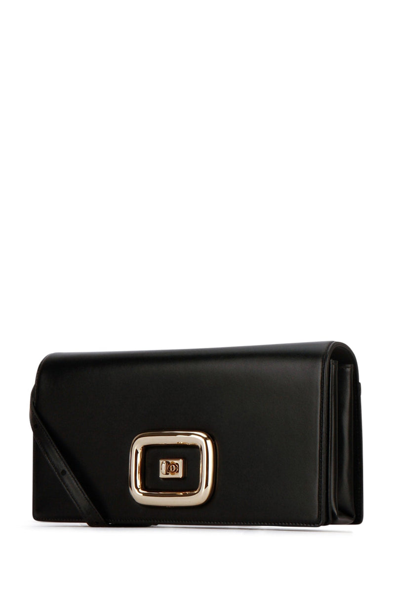 Roger Vivier B999 Shoulder Bag — Black Leather