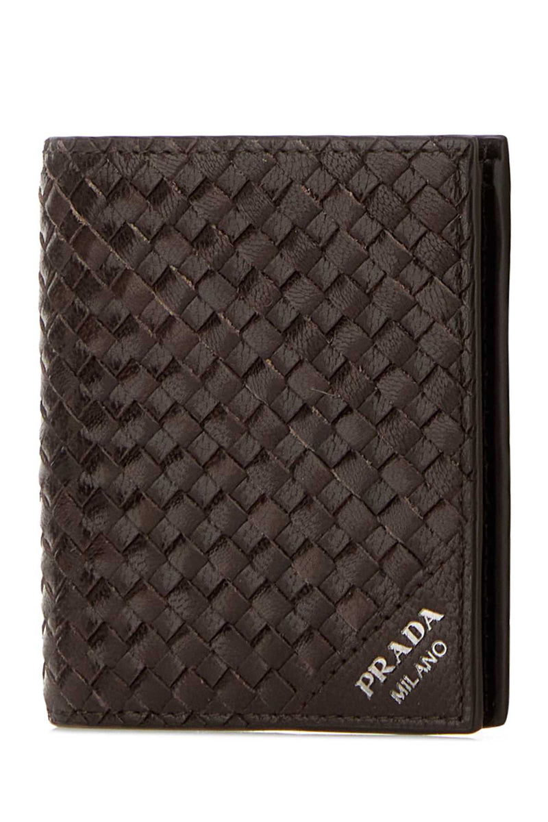 Prada Minuteria Wallet — Brown Exterior: Leather
