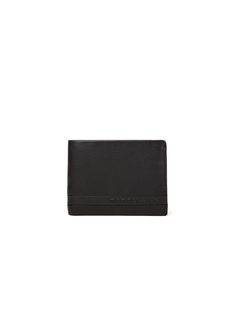 Momo Design Bifold Polyurethane Wallet — Black