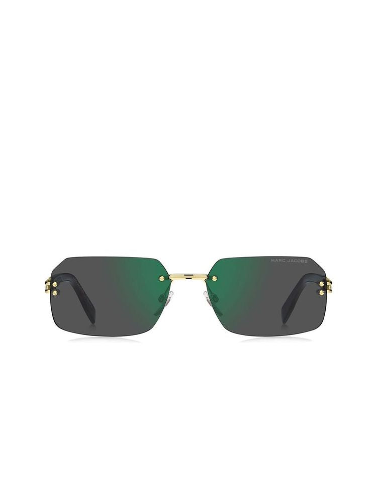 Marc Jacobs Gold Metal Rectangle Sunglasses — (other)