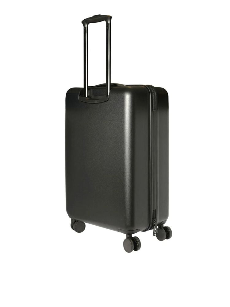 Momo Design Travel Trolley — Black Metallic Fiber Hand Bags