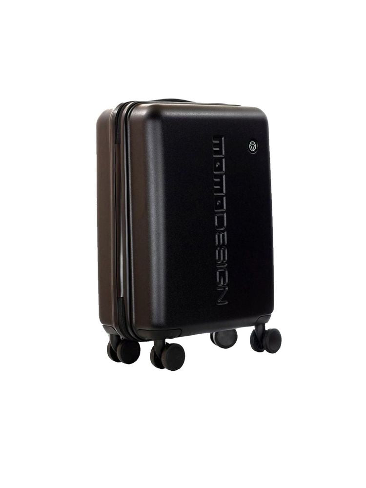 Momo Design Travel Trolley — Black Metallic Fiber Hand Bags