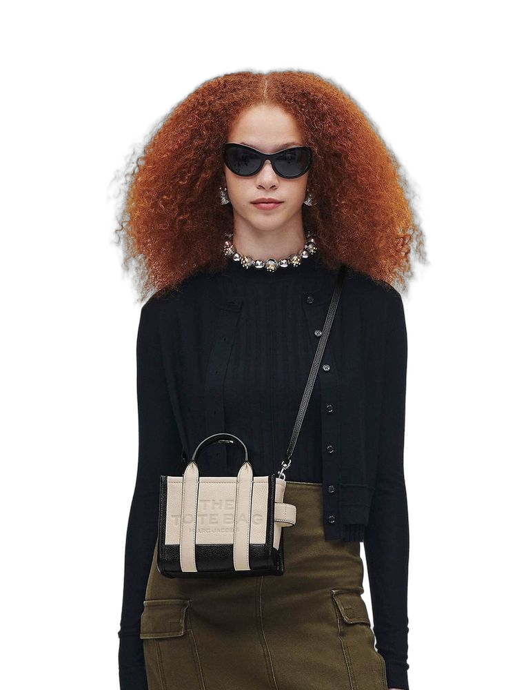 Marc Jacobs Cow Leather Tote Bag — White