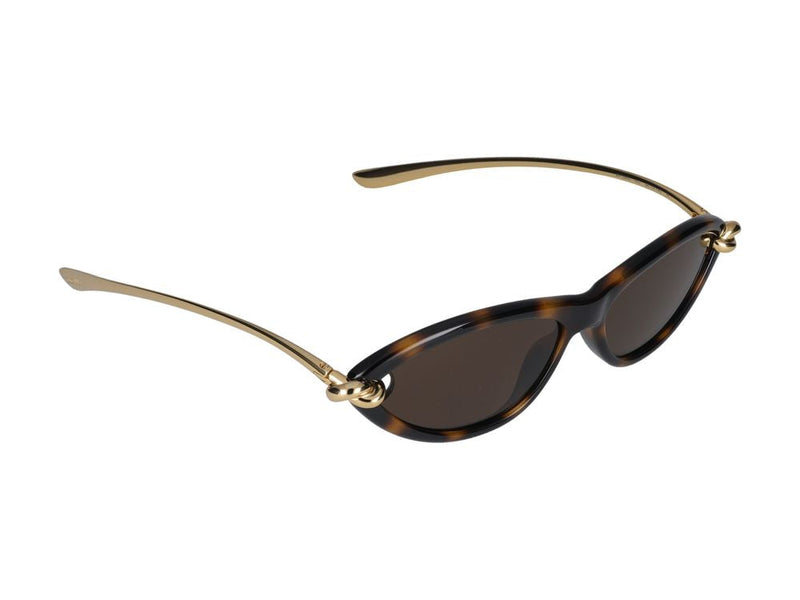 Bottega Veneta Bv1390s Sunglasses — Tortoiseshell Injected