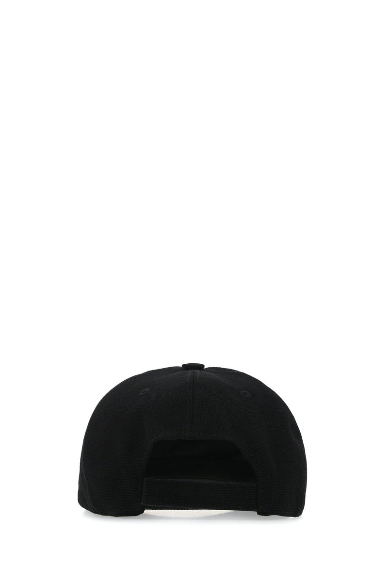 Stella Mccartney 570194wp0023 Logo-Embroidered Baseball Cap — Black Cotton Caps