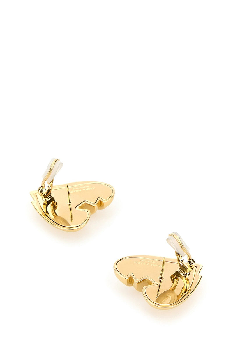 Amina Muaddi Earrings — Gold