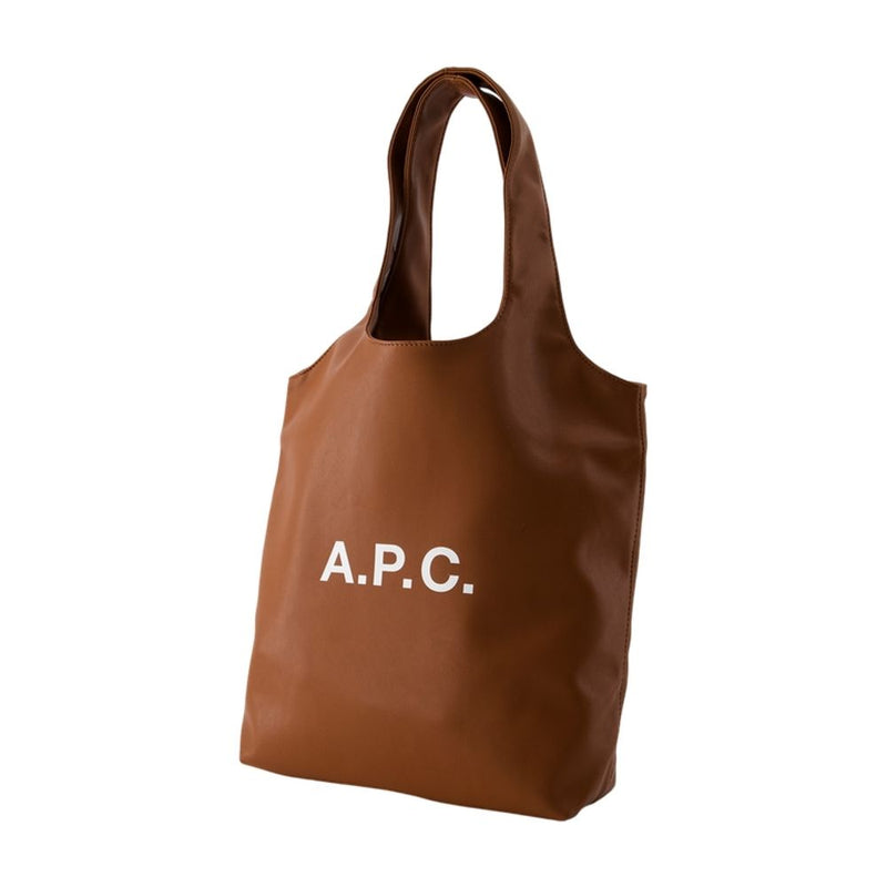 A.p.c. Ninon Small Tote Bag — Brown Synthetic
