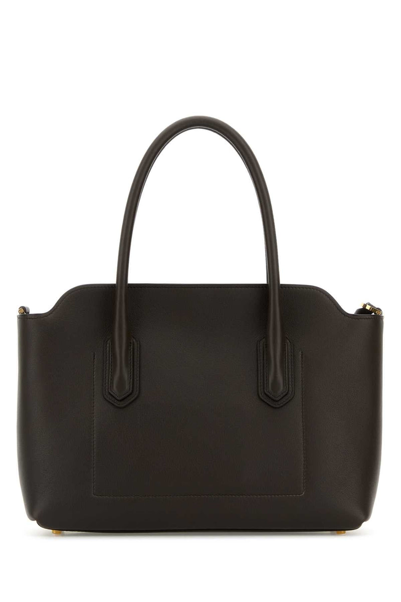 Tom Ford Calf Leather Shoulder Bag — Black