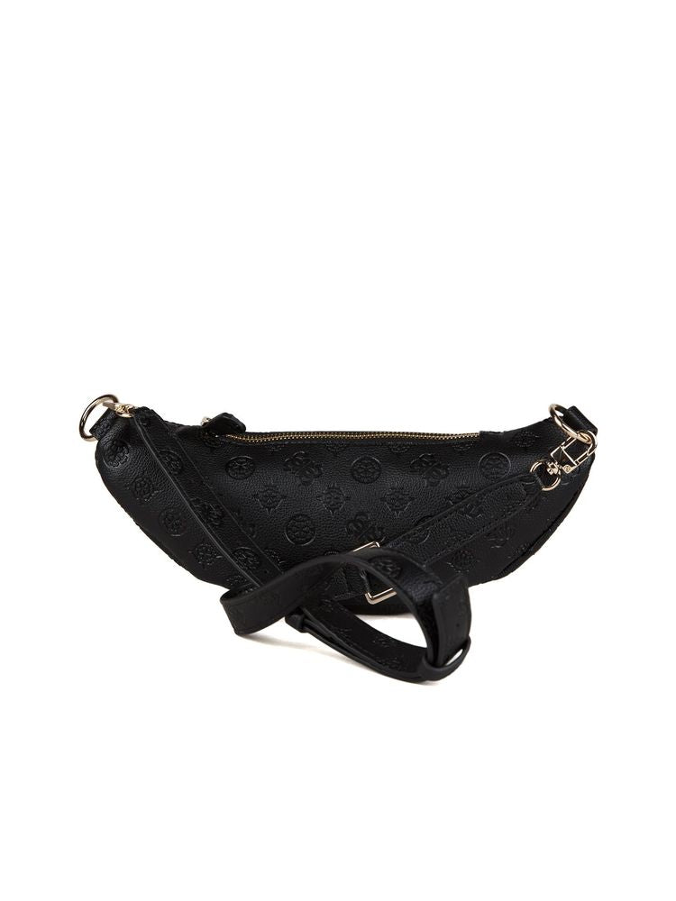Guess Wilder Belt Bag — Black Polyurethane