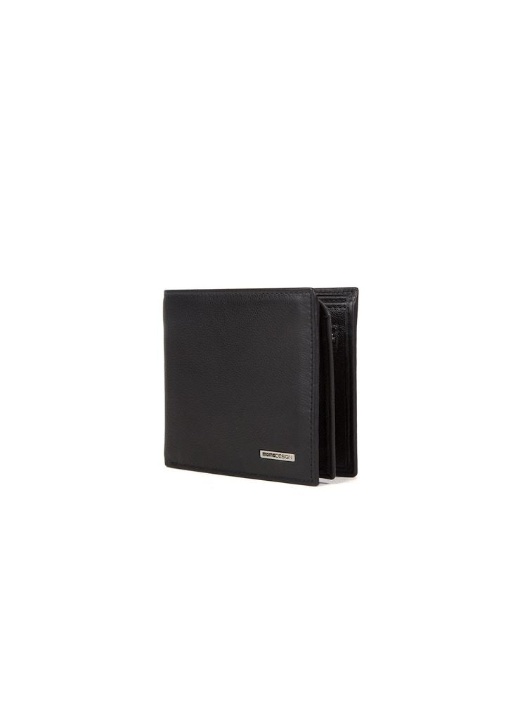 Momo Design Leather Wallet — Black