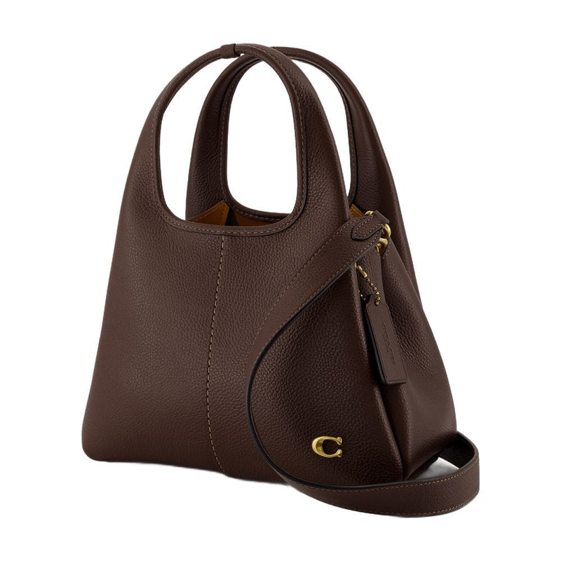 Coach Shoulder Bag — Brown Cowhide