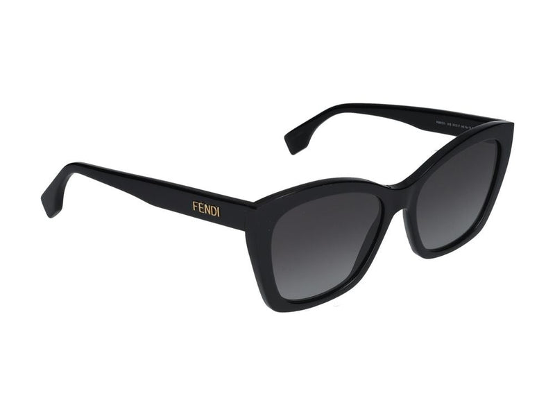 Maison Fendi Fe40151i Gradient Lens Sunglasses — Black Standard