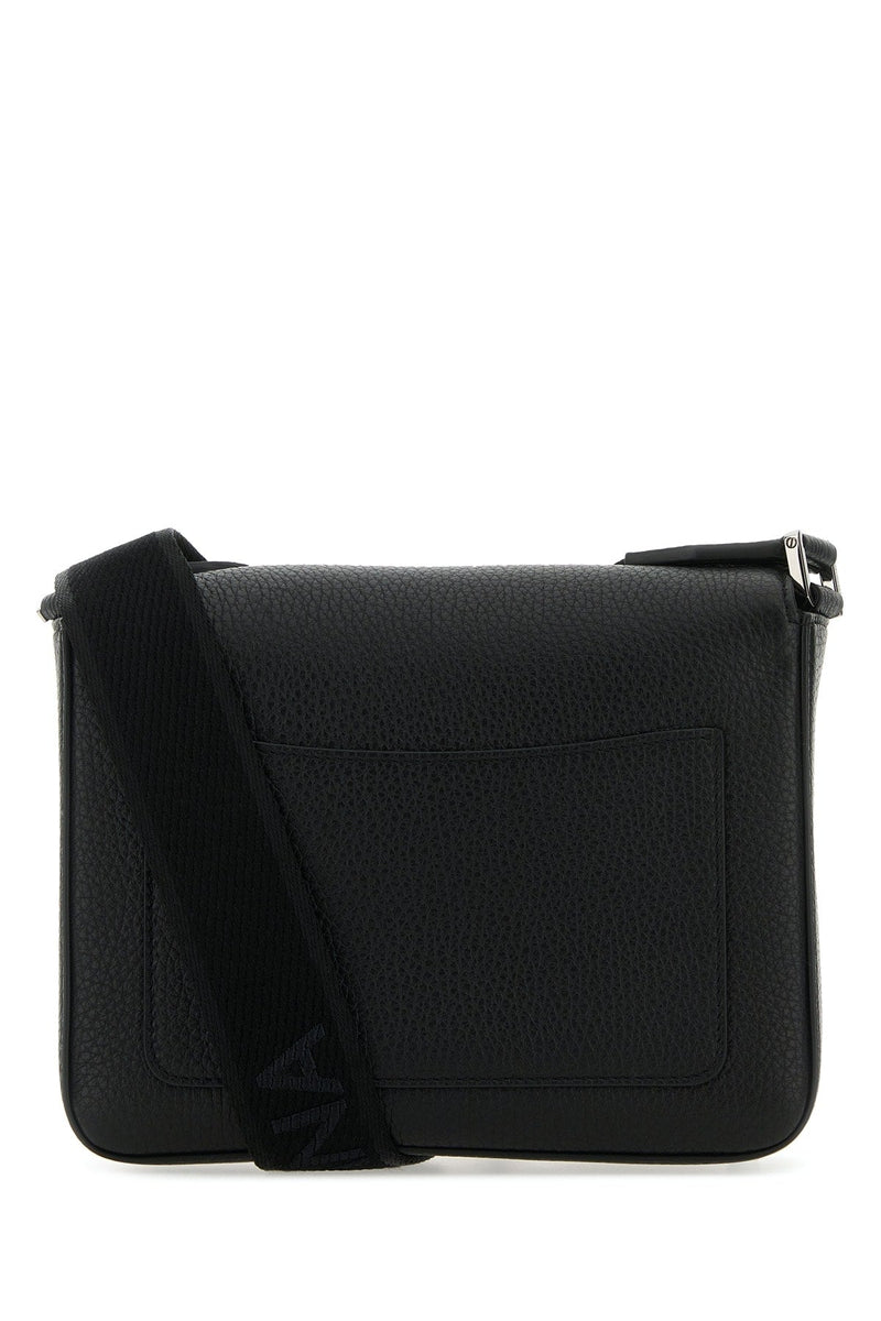 Dolce & Gabbana Quilted Logo Shoulder Bag — Black