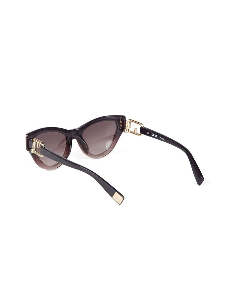Furla Sfu982 Gradient Acetate Cat-Eye Sunglasses — Purple