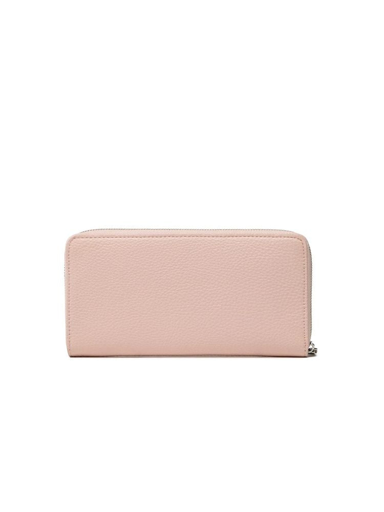Calvin Klein Re-Lock Slim Wallet — Pink Leather
