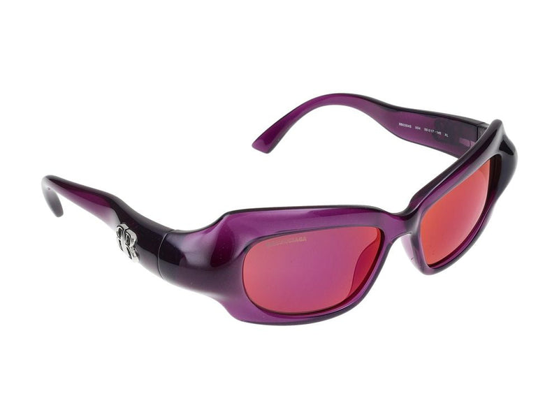 Balenciaga Bb0354s Injected Acetate Sunglasses — Violet