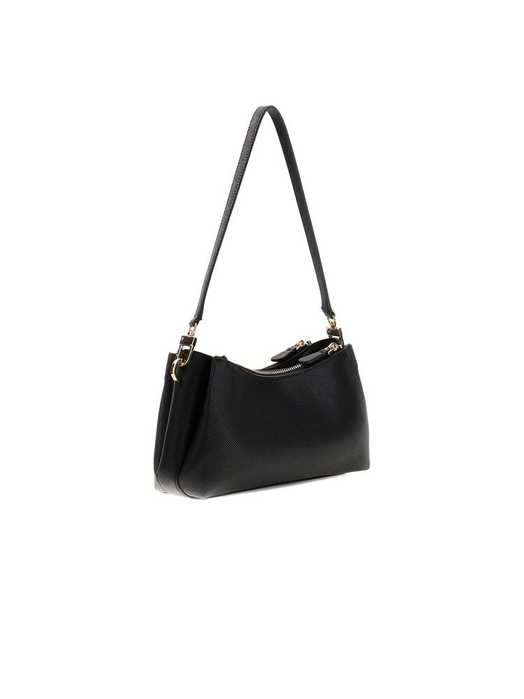 Guess Shoulder Bag — Black Polyurethane