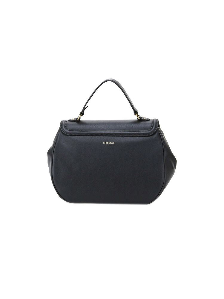 Coccinelle Blake Shoulder Bag — Black Cow Leather