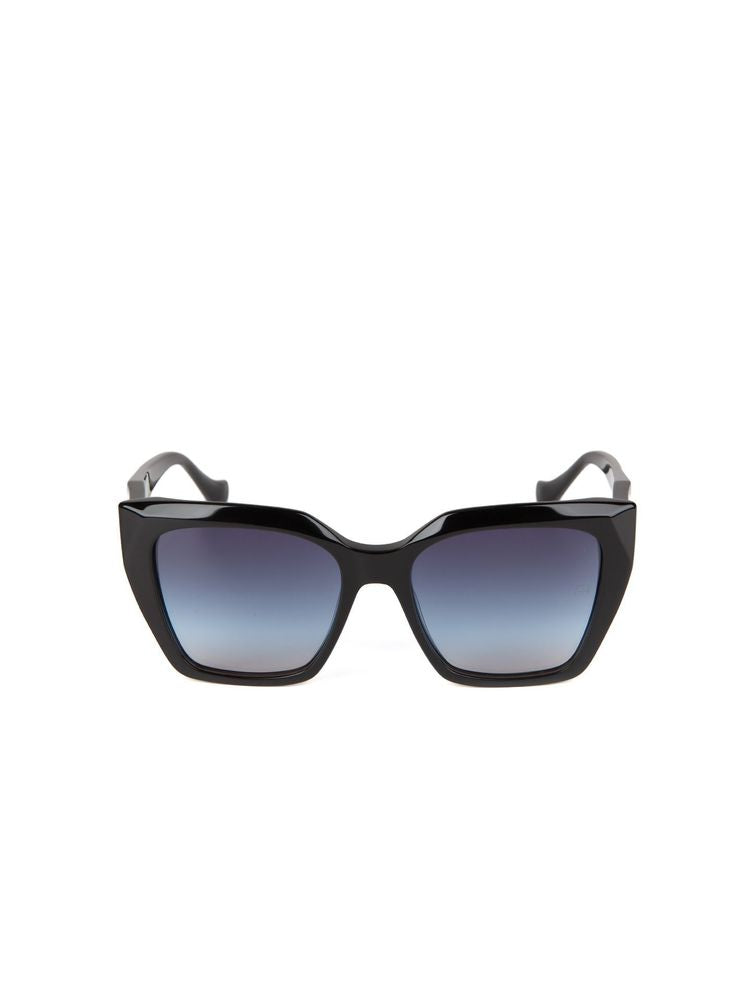Ana Hickmann Ah9489 Gradient Lens Sunglasses — Black Acetate