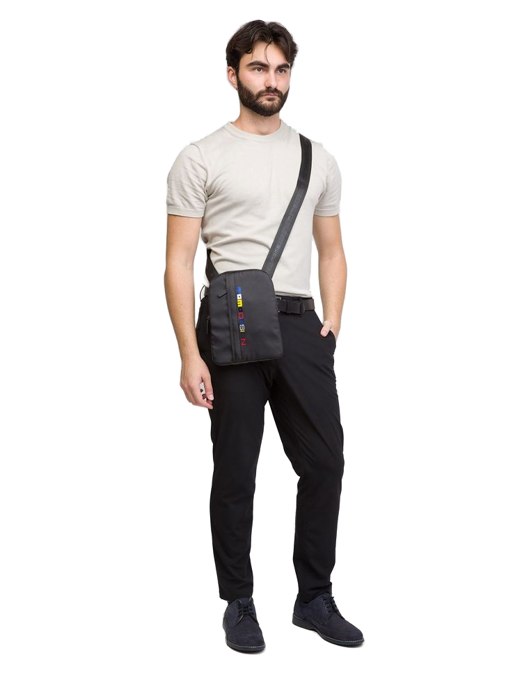 Momo Design Nylon Shoulder Bag — Black