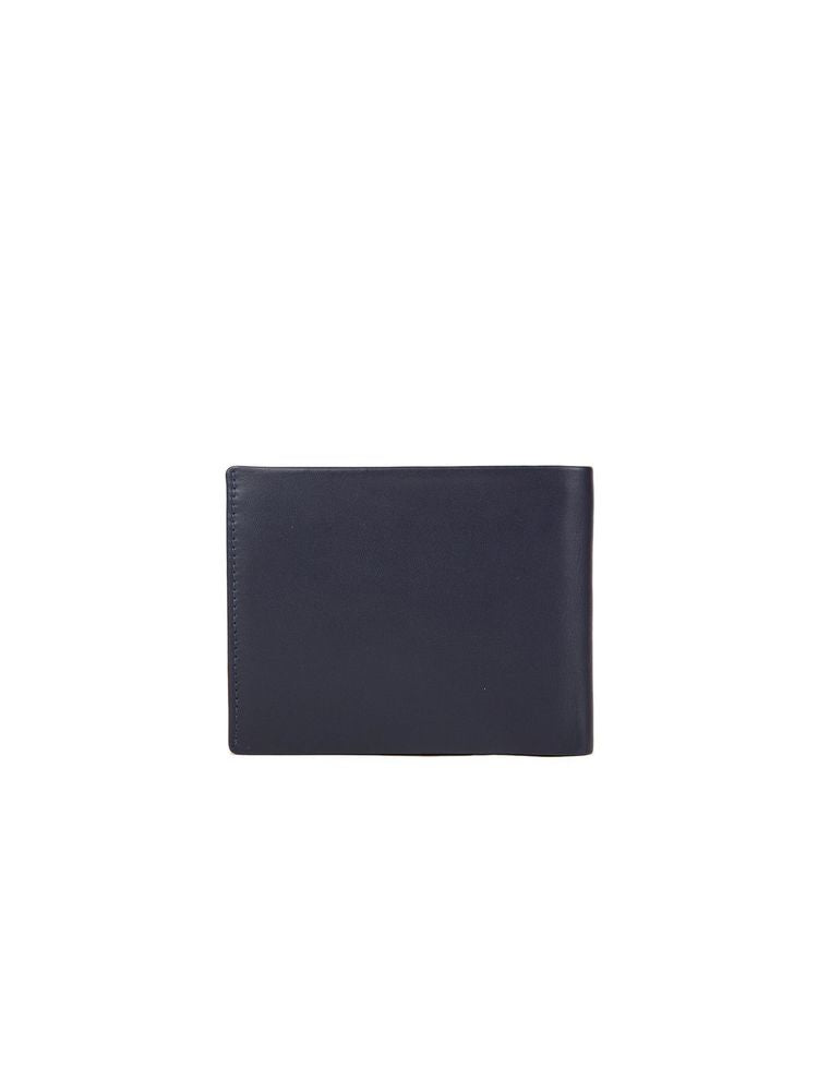 Momo Design Leather Wallet — Navy