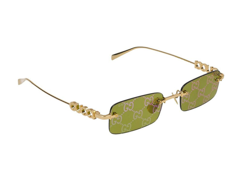 Gucci Gg1808s Sunglasses — Green Metal