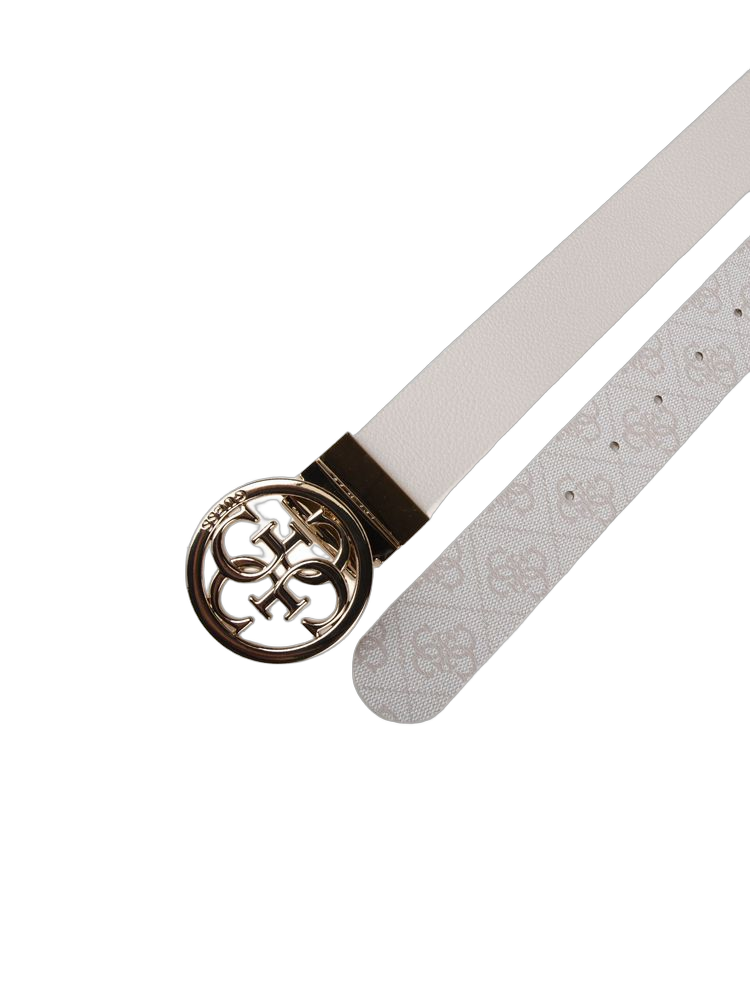 Guess Noelle Belt — Beige Polyester