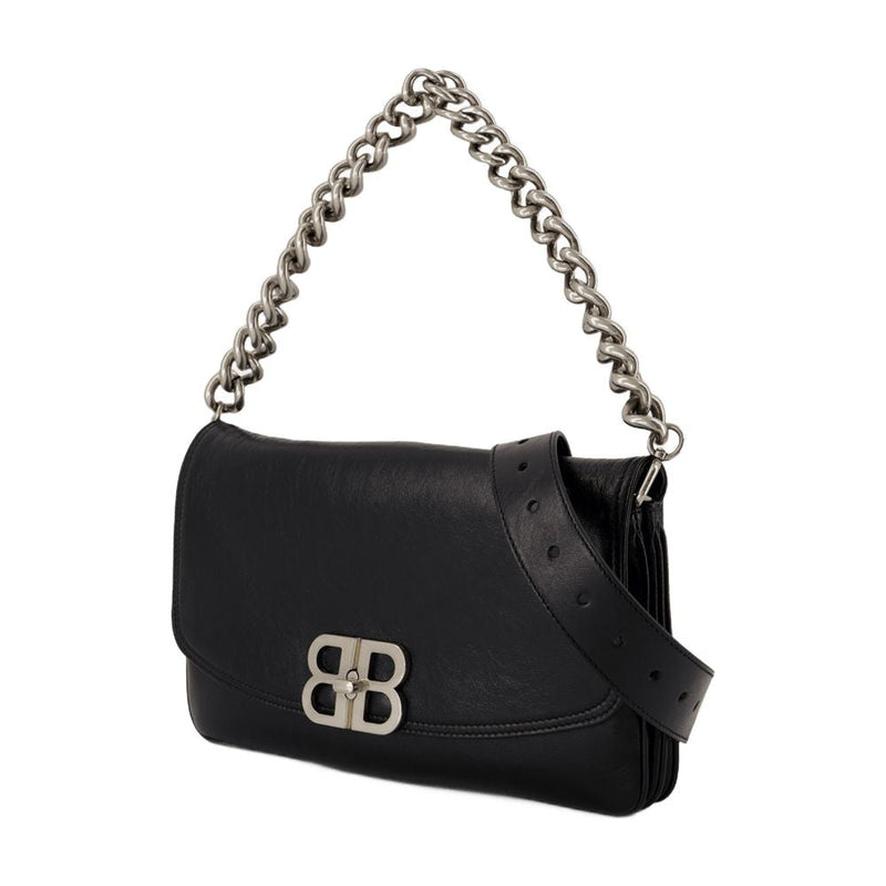 Balenciaga Shoulder Bag — Black Lambskin