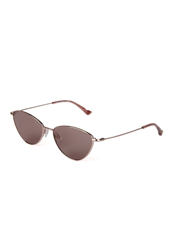 Hickmann Hi3232 Oval Metal Frame Sunglasses — Rose Gold