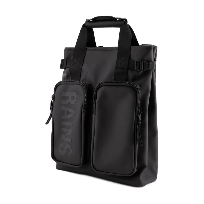 Rains Texel Backpack — Black Synthetic
