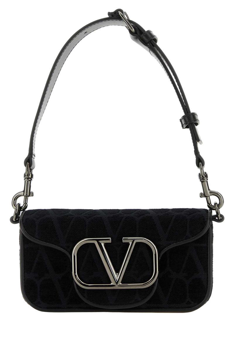 Valentino Garavani Vd Shoulder Bag — Black