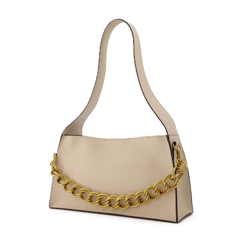 Manu Atelier Kesme Shoulder Bag — Beige Leather