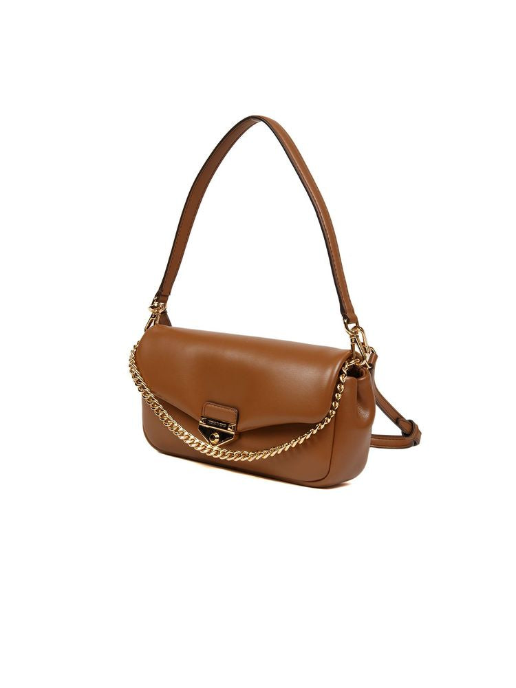 Michael Kors Crossbody Bag — Brown Polyvinyl Chloride