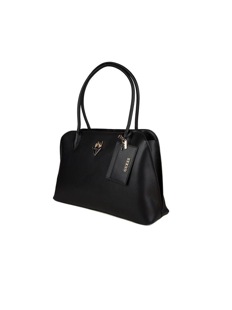 Guess Tote Bag — Black Polyurethane