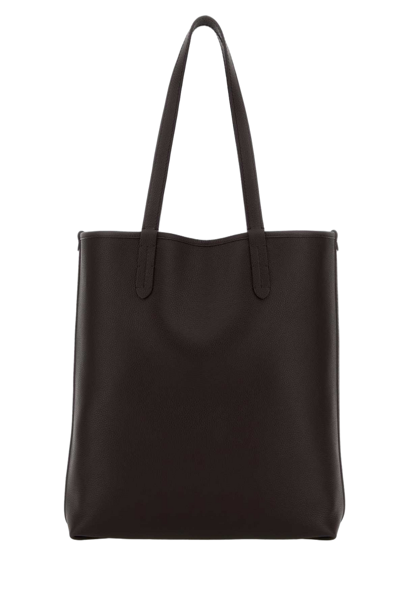 Burberry Leather Tote Bag — Brown