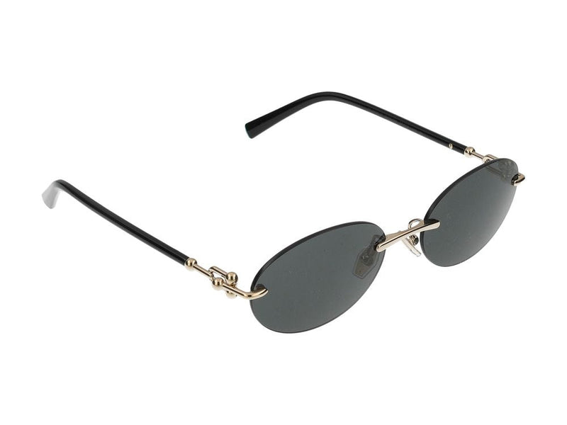 Tiffany 0tf3104d Rimless Metal Sunglasses — Gold