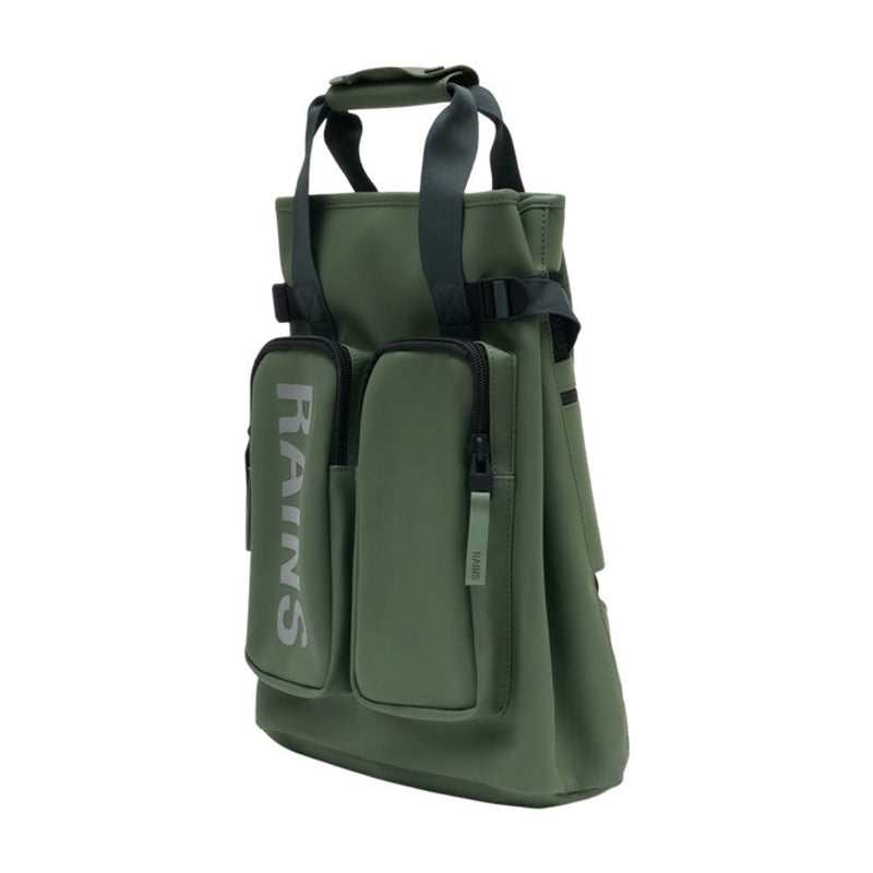 Rains Texel W3 Backpack — Green Synthetic