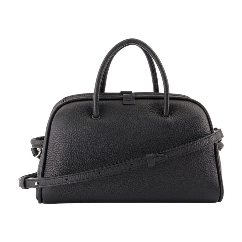 Jacquemus Le Petit Turismo Top Handle Bag — Black Calfskin