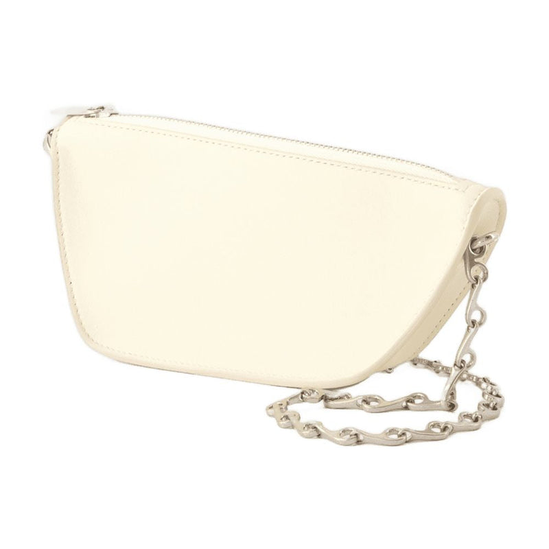 Burberry Shield Wallet — Beige Lambskin