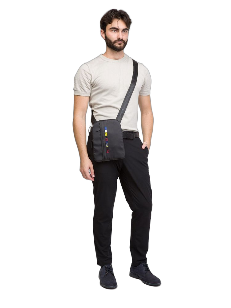Momo Design Nylon Shoulder Bag — Black