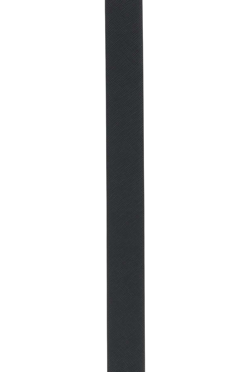 Prada Saffiano Calf Leather Belt — Black