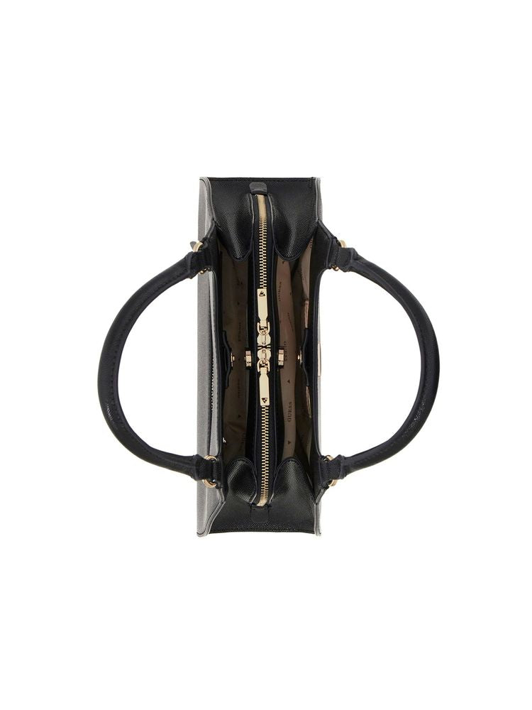 Guess Isobel Girlfriend Shoulder Bag — Black Polyurethane