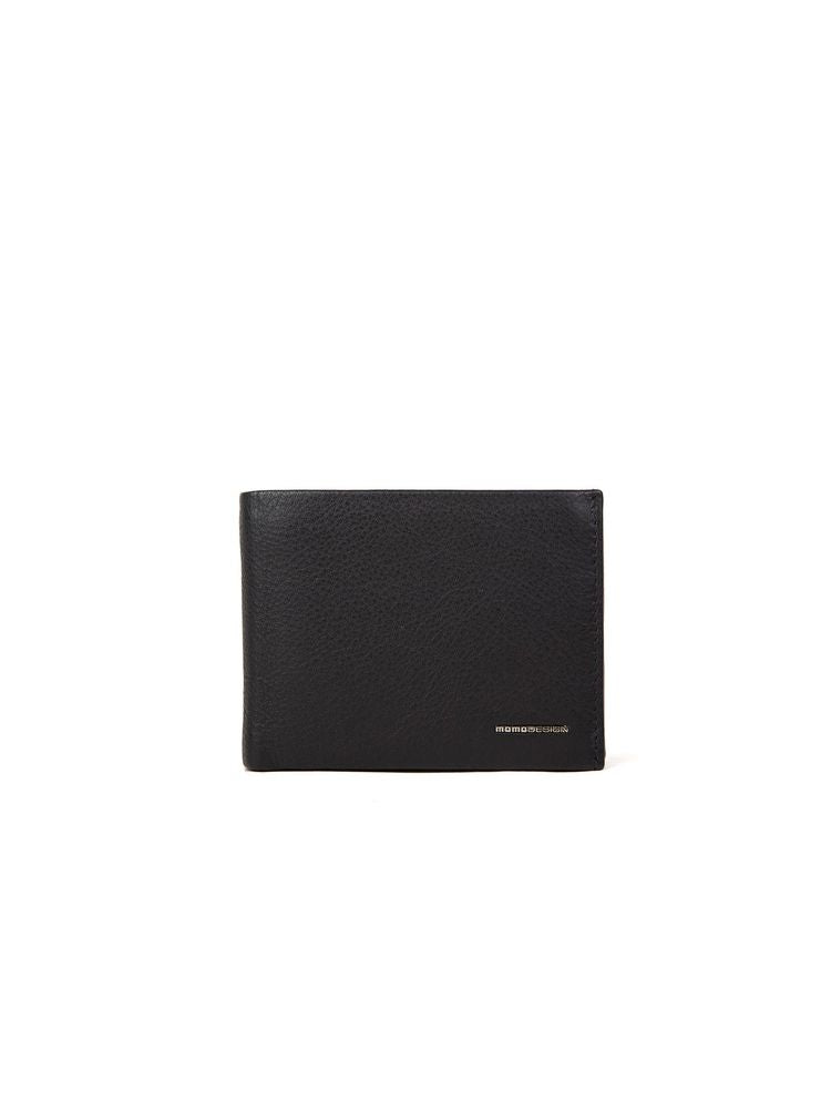 Momo Design Genuine Leather Wallet — Black