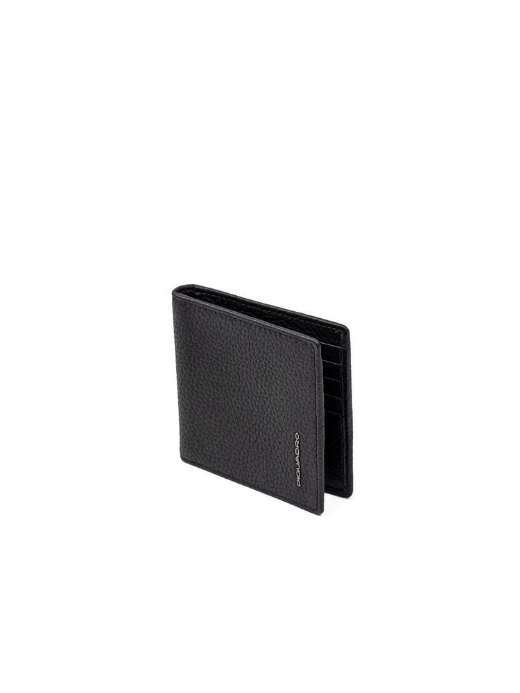 Piquadro Modus Restyling Wallet — Black Leather