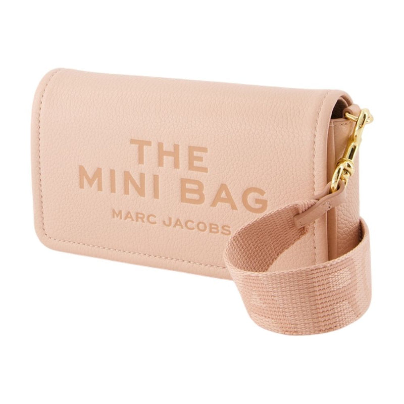 Marc Jacobs Cowhide Leather Shoulder Bag — Pink