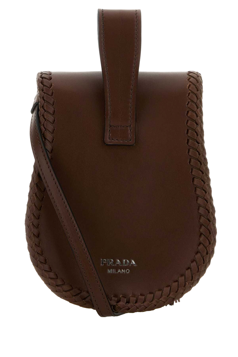 Prada Miniborse Crossbody Bag — Brown Vitello