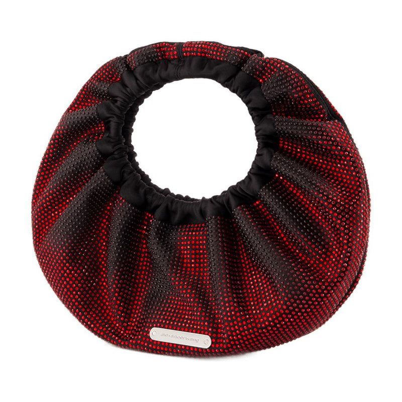 Alexander Wang Beaded Geometric Top Handle Bag — Red Synthetic